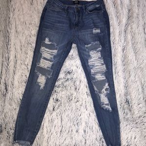 Ripped jeans just too big